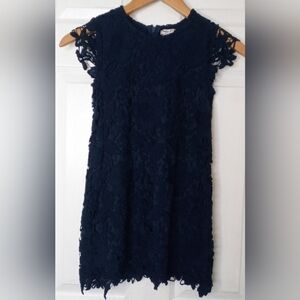 Forever 21 Navy Lace Junior Blouse